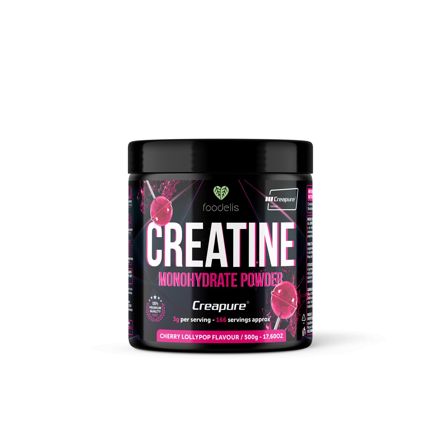 100% Creatina Foodelis CREAPURE® con sabores