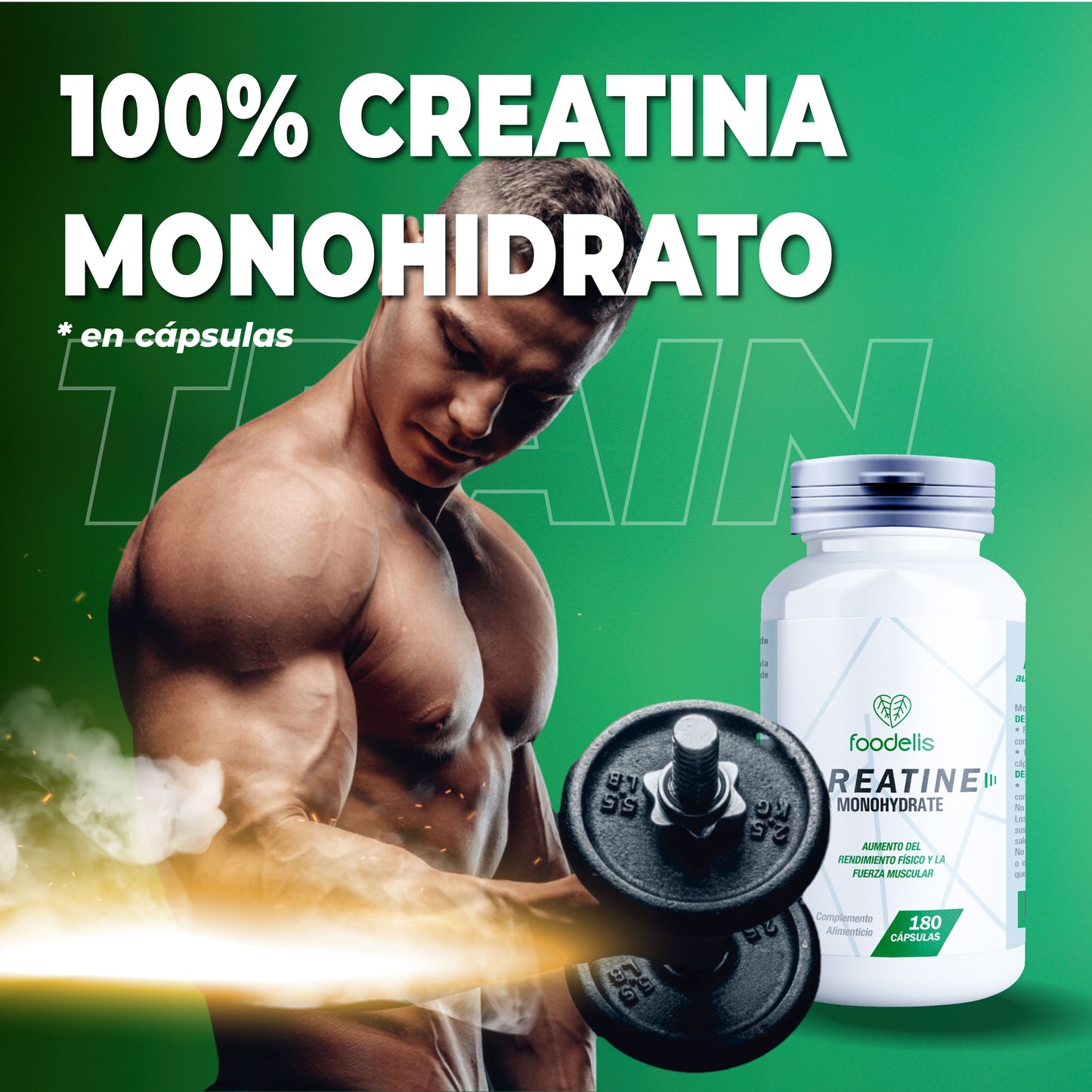 100 % Kreatin-Monohydrat (in Kapseln)