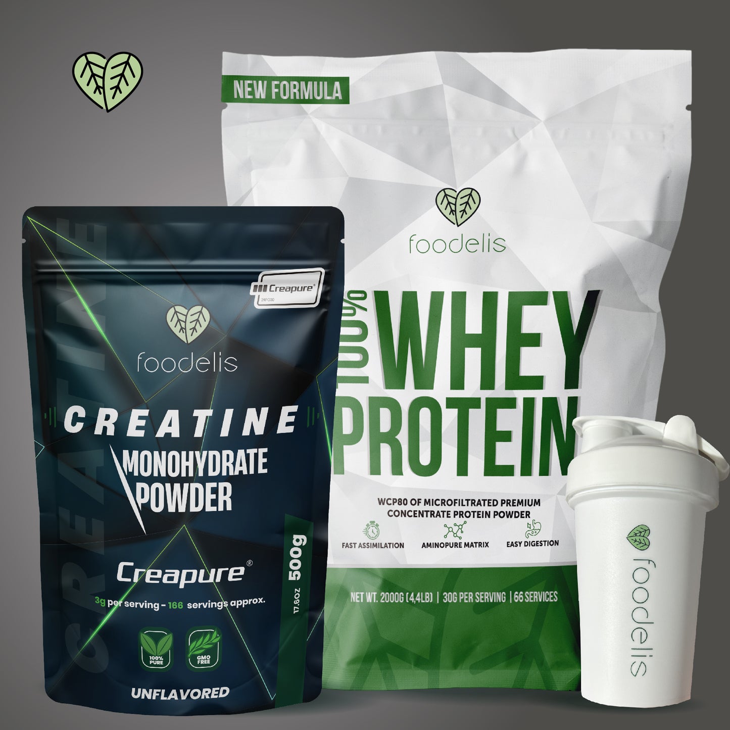 100% Creatina Foodelis CREAPURE®