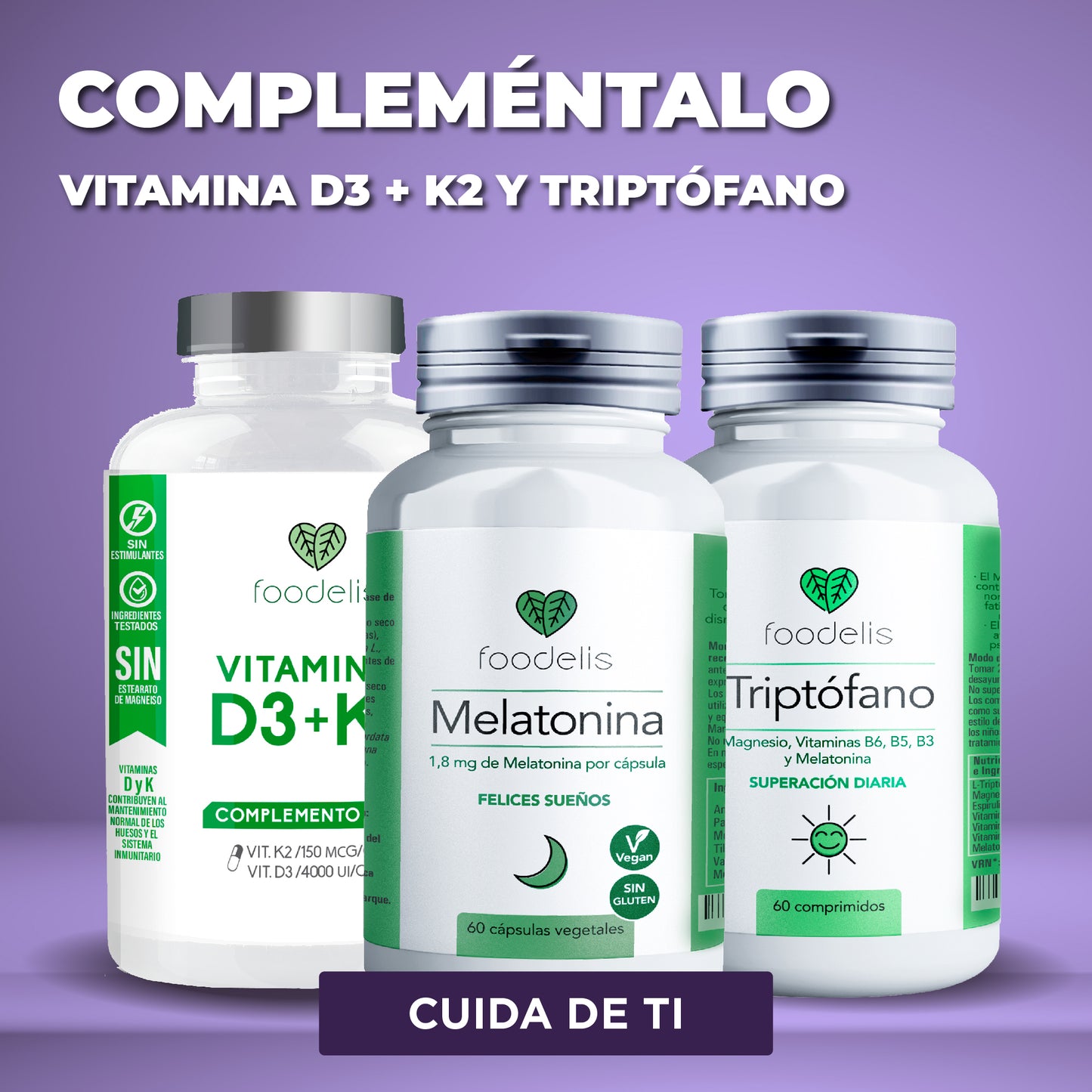 Angereichertes Melatonin – 6 Komponenten
