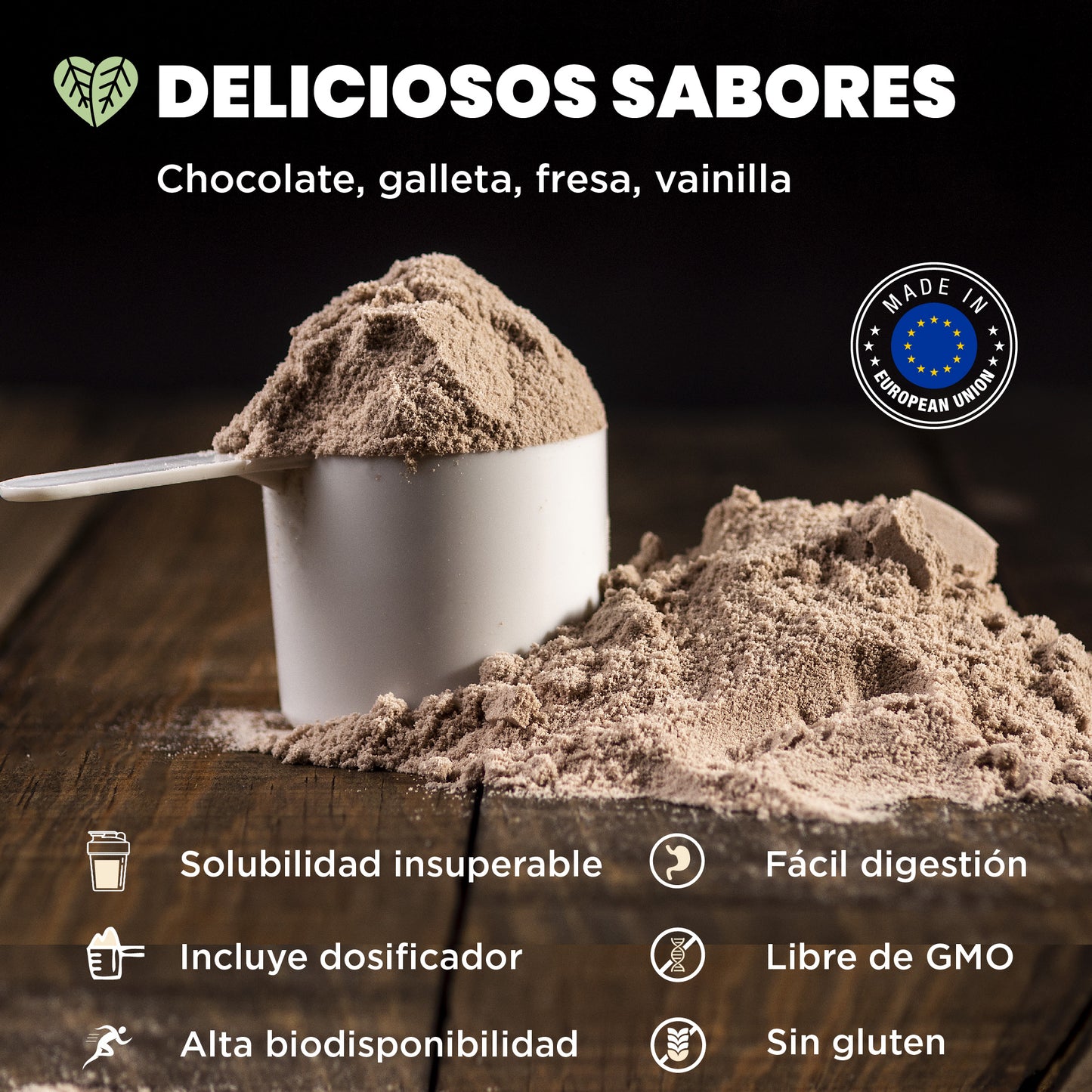 100% proteine del siero di latte in polvere