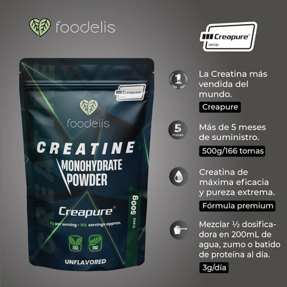 100% Foodelis CREAPURE® créatine
